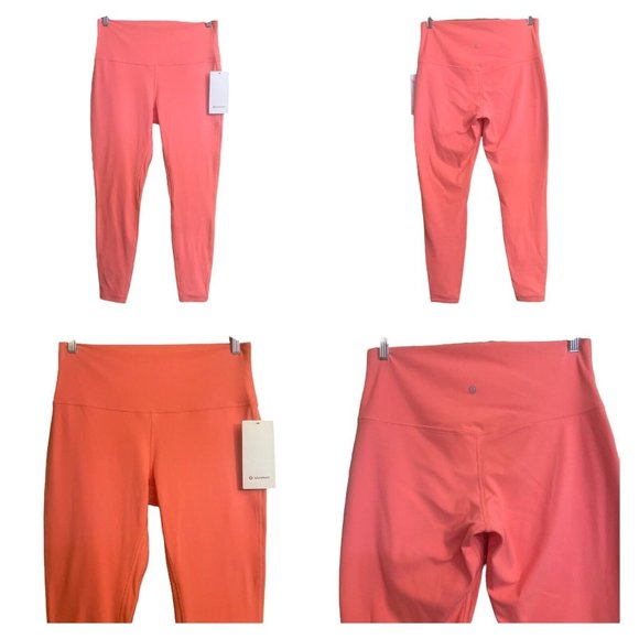 Lululemon Align HR Pant 28" Size 12 Raspberry Cream RPCR Nulu LW5CTIS Athletic - Picture 10 of 11